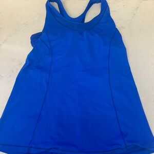 lululemon athletica Blue Tank Top